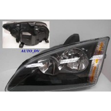 FORD FOCUS 04-07 REFLEKTOR CZARNY L
