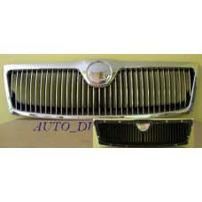 SKODA OCTAVIA 04-08 ATRAPA CHROM